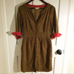 Anthro Maeve Corduroy Dress - 4